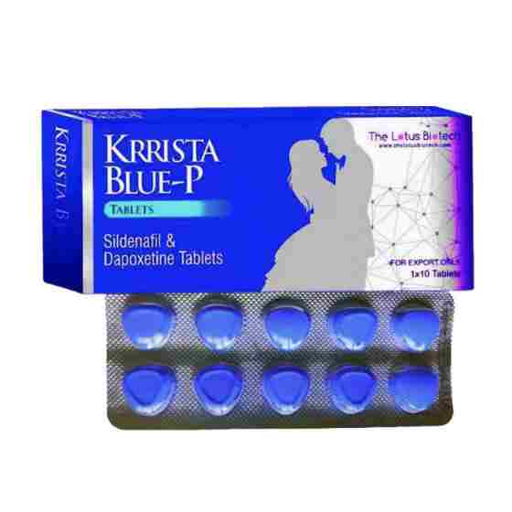 巅峰超级万艾可双效片（凯瑞蓝P）Krrista Blue-p 印度伟哥巅峰蓝P