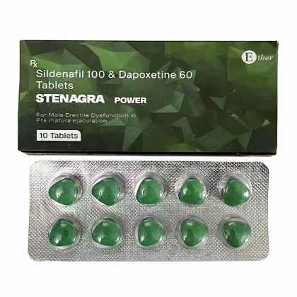 印度医尔绿钻超级万艾可双效片 STENAGRA  Power (ether)