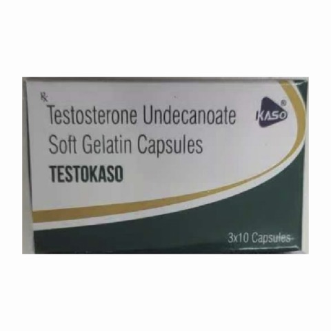 [包邮]十一酸盐睾酮素软胶囊 TESTOKASO Testosterone Undecanoate Soft Gelatin Capsules 40mg