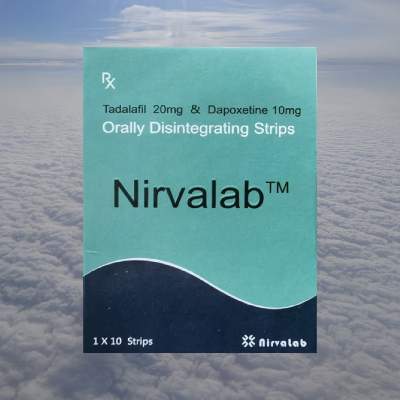 印度绿膜口崩片 双效口膜片10片/盒 希爱力20mg+10mg口腔崩裂片 Nirvalab Orally Disintegrating Strips