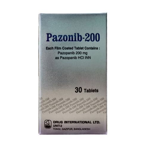 帕唑帕尼（Pazopanib）200mg*30片/盒 Pazonib 培唑帕尼(Votrient) Drug Internation