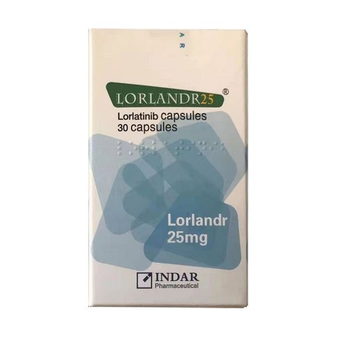 劳拉替尼(lorlatinib)25mg*30粒胶囊 INDAR LORLANDR 25 Lorviqua/Lornib/Lorbrexe