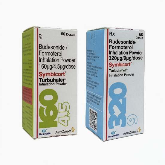 原研布地奈德福莫特罗吸入粉雾剂(Ⅱ) 信必可都保 Budesonide / Formoterol Inhalation Powder 160ug/4.5ug/dose Symbicort Turbuhalert Inhalation Powde 320&mu;g/9&mu;g